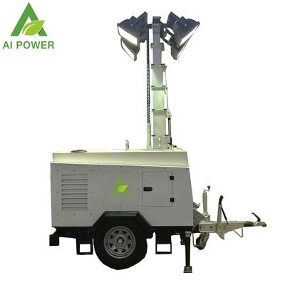 9m 20KVA Portable Light Tower LED Lamps