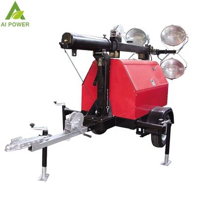 9m 20KVA Portable Light Tower LED Lamps
